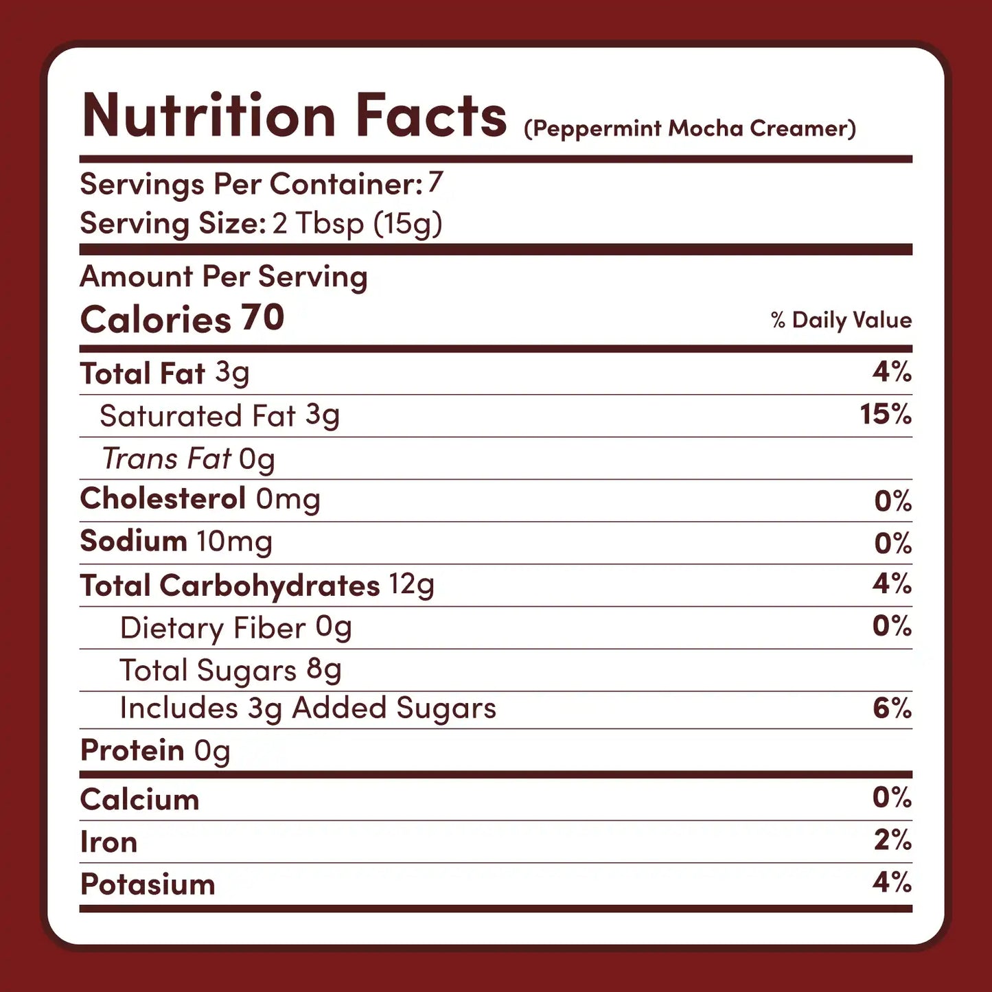 Peppermint Mocha Creamer Add-On (SPECIAL PRICING) - HS3R