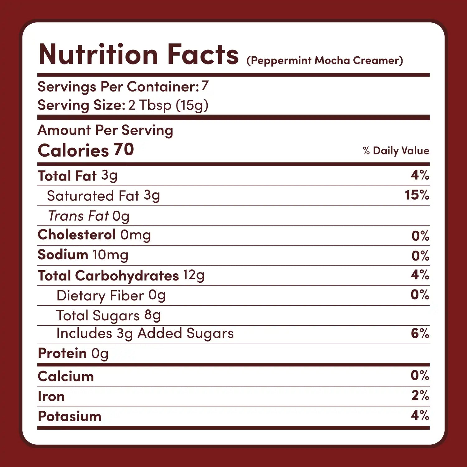 Peppermint Mocha Creamer Add-On (SPECIAL PRICING) - HS3R