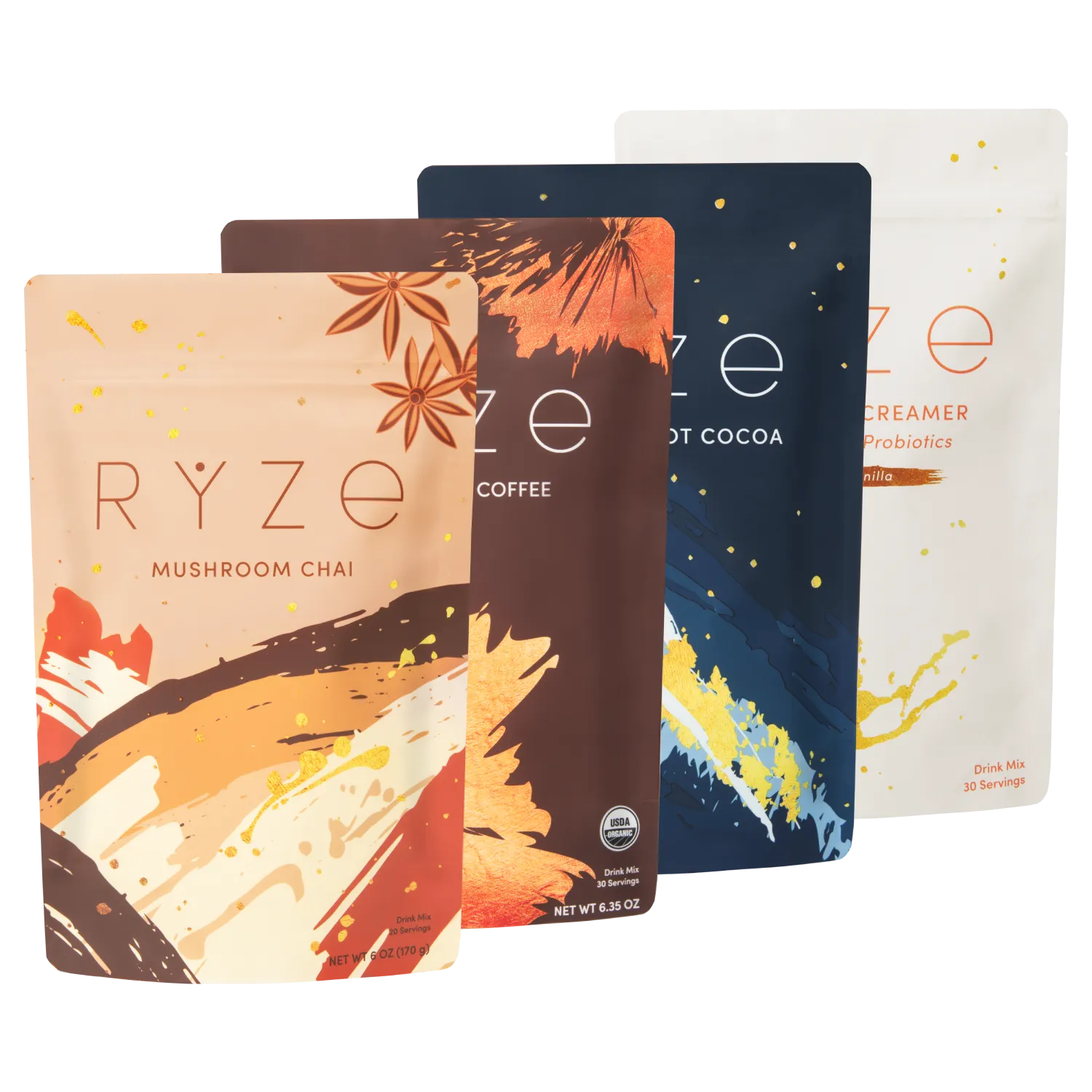 Ultimate Elevate + Unwind Bundle: Chai + Coffee + Cocoa - GM4U