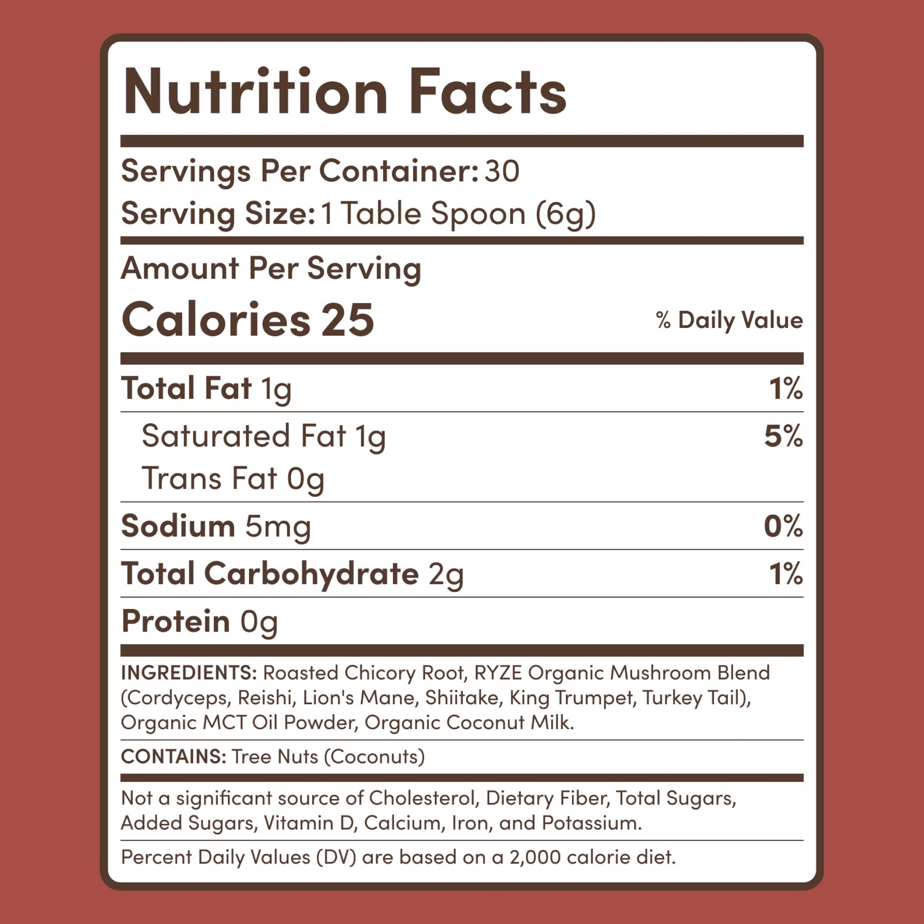 Mushroom Chicory (1 Pack - 30 Servings) - A5WB