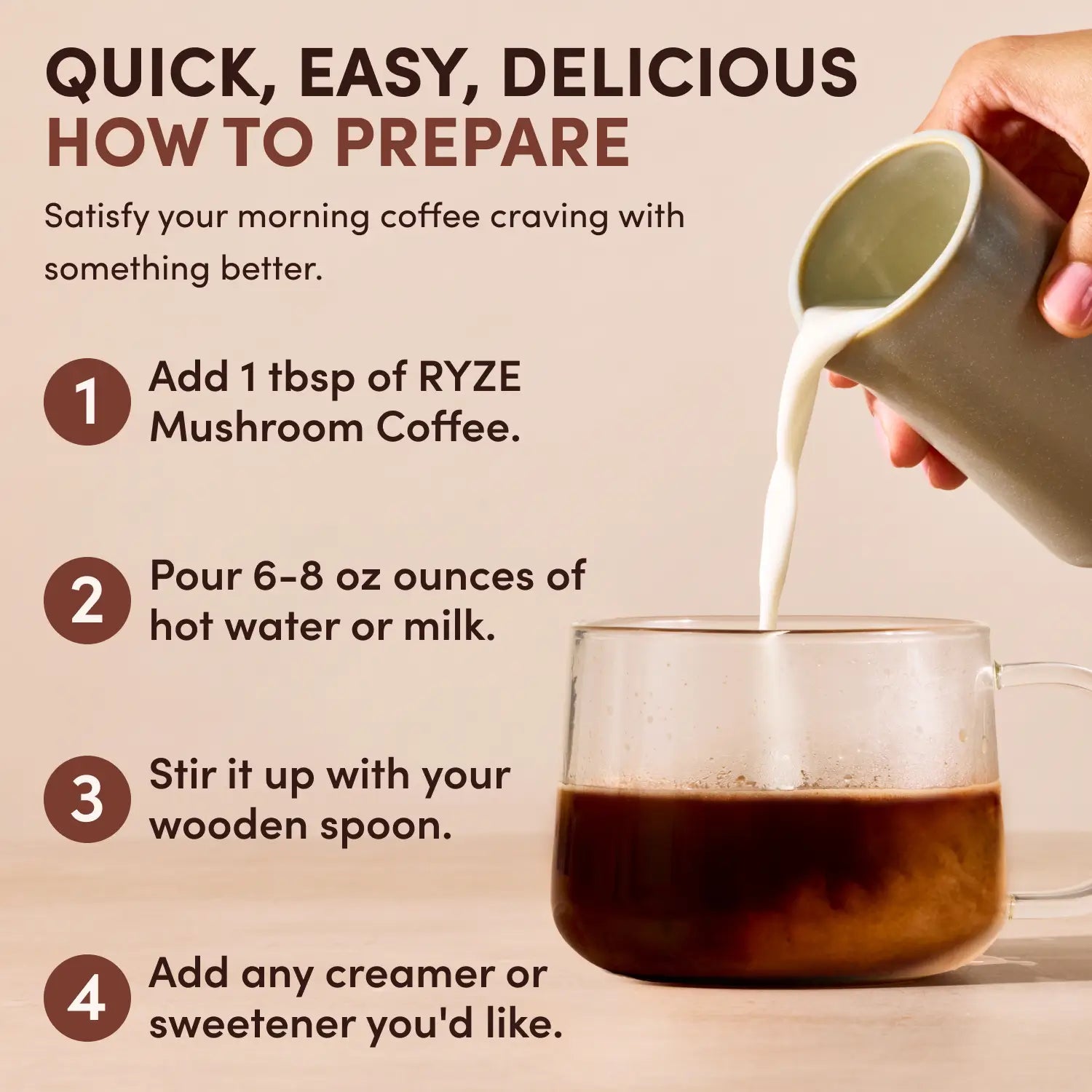 Mushroom Coffee Dark Roast (30 Servings) - A9O2