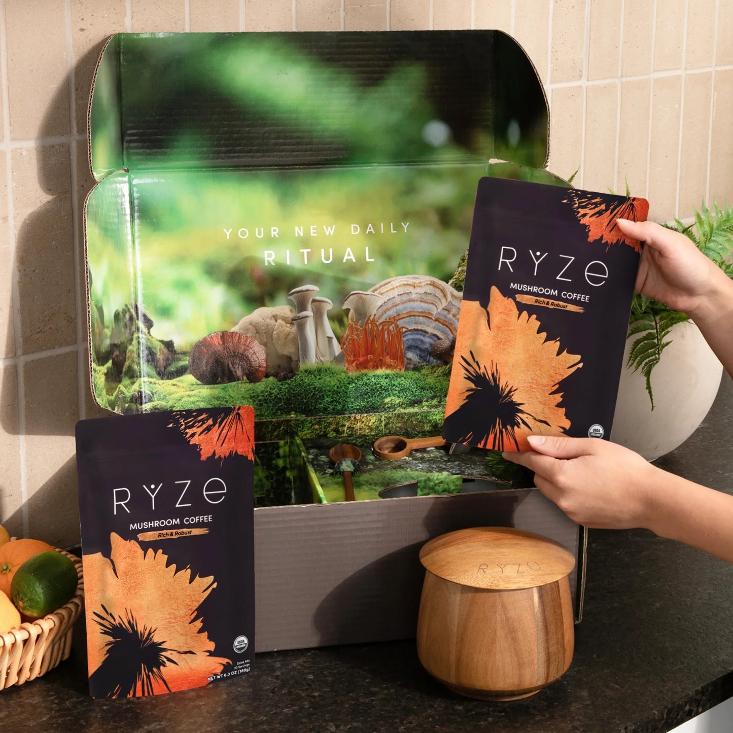 RYZE Ritual Set Dark Roast (90 Day Plan) - 28TY