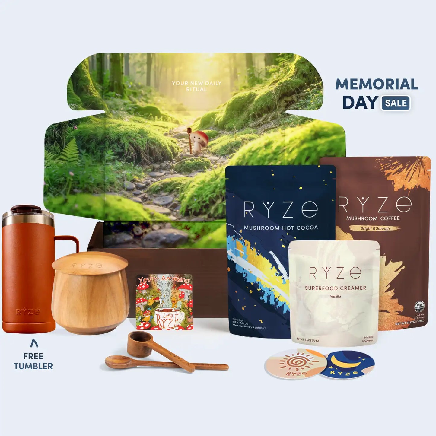 RYZE Ritual Set (Cocoa + Coffee) - TOFF