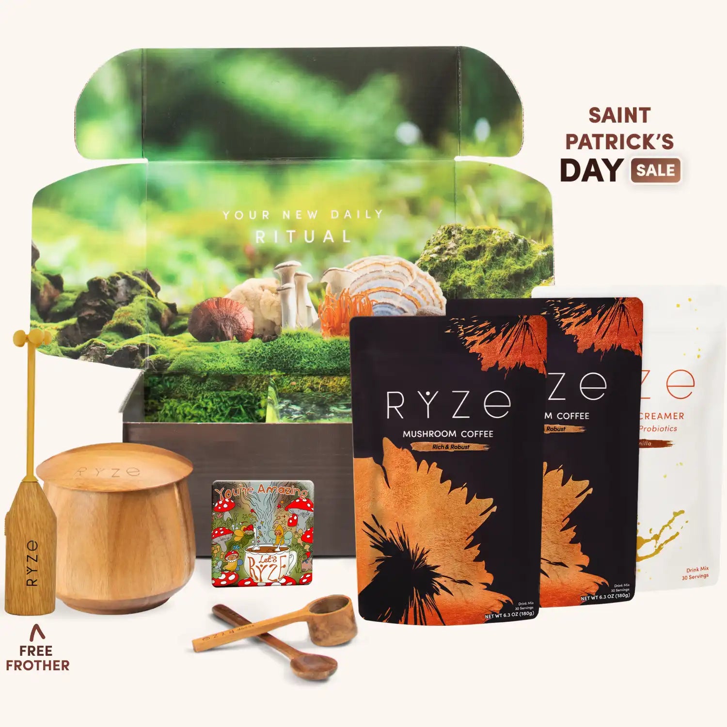 Mushroom Coffee House Blend Ritual Set - 0BRH