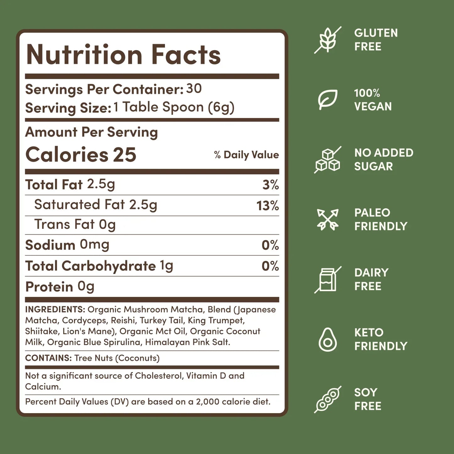Mushroom Matcha (30 Servings) - PYKR