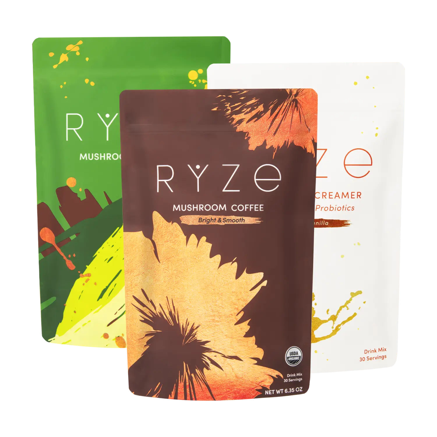 RYZE Ritual Set (Matcha + Coffee + Creamer) - 1A2M