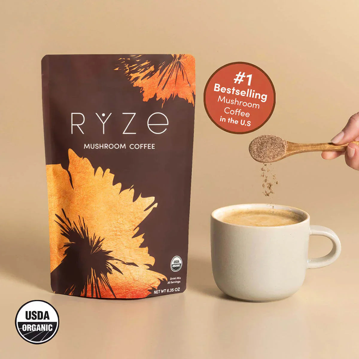 Mushroom Coffee (1 pack - 30 Servings) - CJEM
