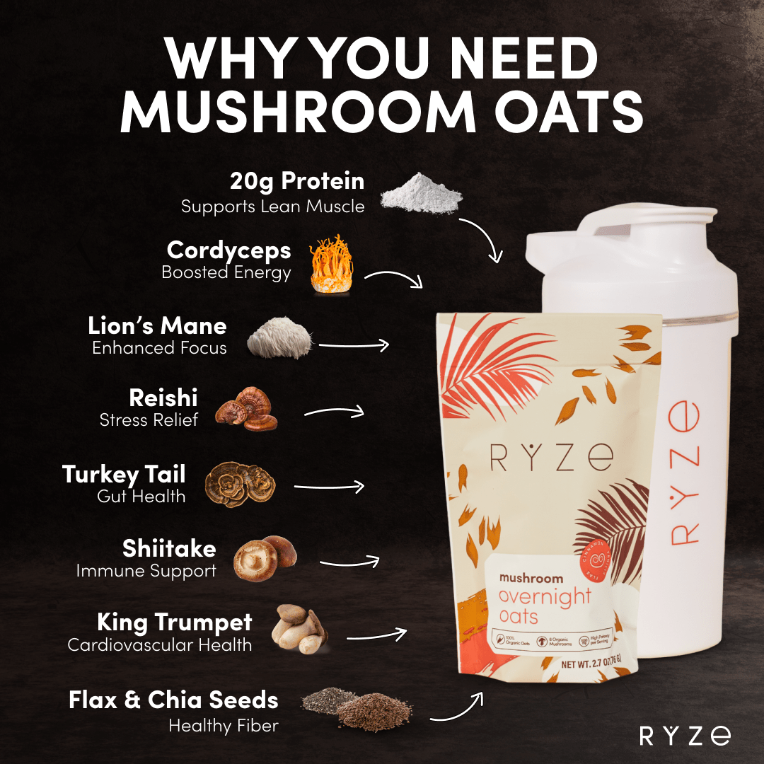 Mushroom Overnight Oats Pack (14 Servings) - 09Z9