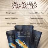 RYZE Hot Cocoa - with 6 Sleep Superfoods to Help Fall Asleep and Stay Asleep - Y55T