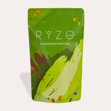 RYZE Mushroom Matcha - with 6 Organic Adaptogenic Mushrooms Grown In USA and Ceremonial-Grade Japanese Matcha - YGQ9