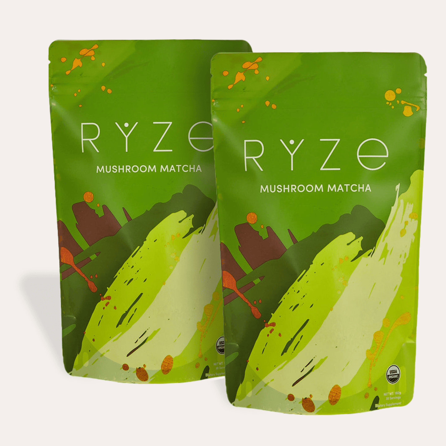 RYZE Organic Mushroom Matcha Starter Kit (60 servings) - MIJR