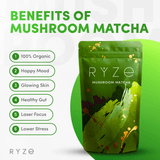 RYZE Organic Mushroom Matcha Starter Kit (60 servings) - MIJR